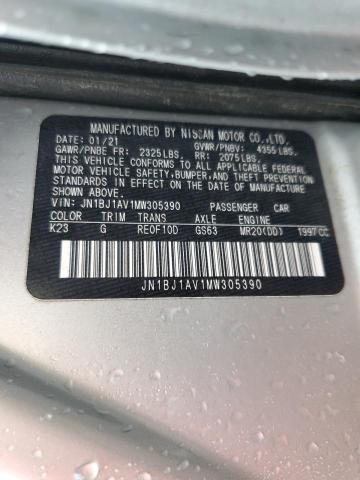 2021 NISSAN ROGUE SPOR - JN1BJ1AV1MW305390
