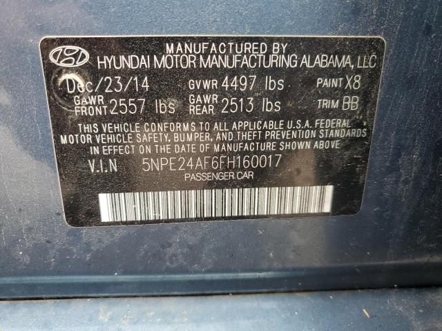 2015 HYUNDAI SONATA SE - 5NPE24AF6FH160017