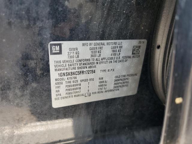 2015 CHEVROLET TAHOE K150 - 1GNSKBKC5FR172784