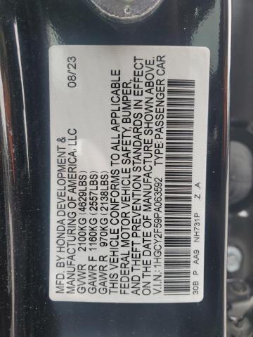 2023 HONDA ACCORD HYB 1HGCY2F59PA063592