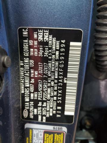2015 KIA SORENTO LX - 5XYKT3A6XFG591994