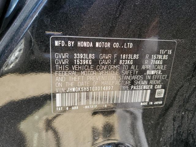 2016 HONDA FIT LX - JHMGK5H51GX014897