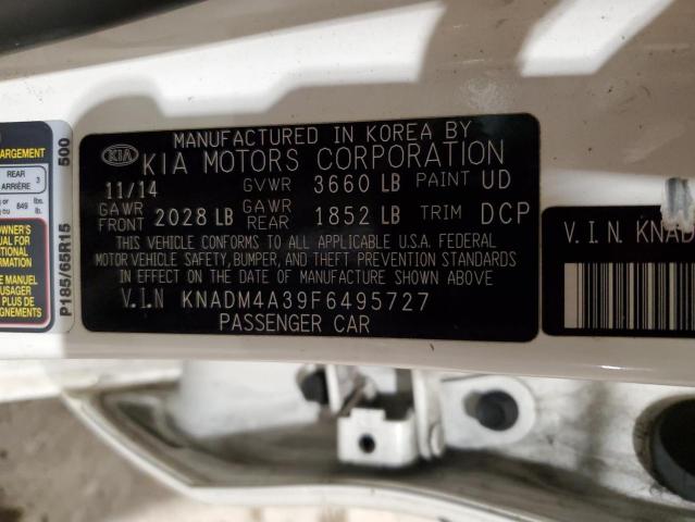 2015 KIA RIO LX - KNADM4A39F6495727