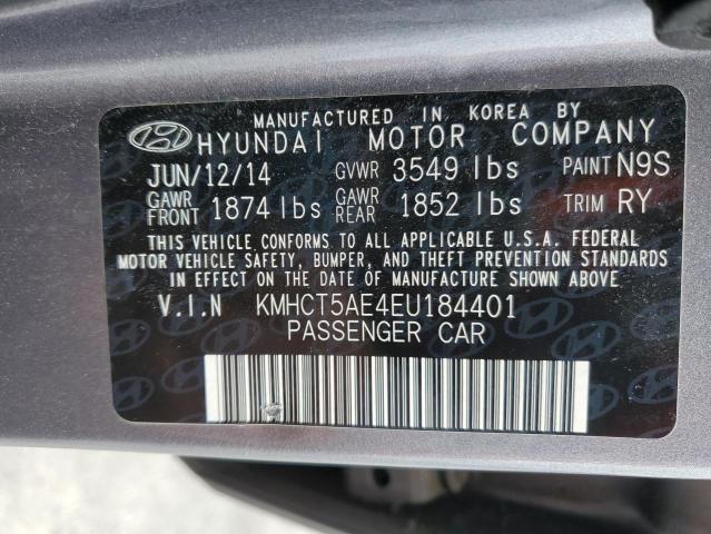 2014 HYUNDAI ACCENT GLS - KMHCT5AE4EU184401