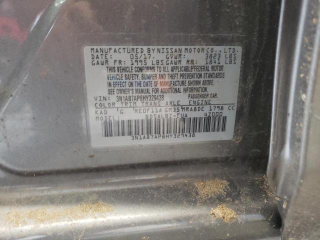 2017 NISSAN SENTRA S - 3N1AB7AP8HY329438