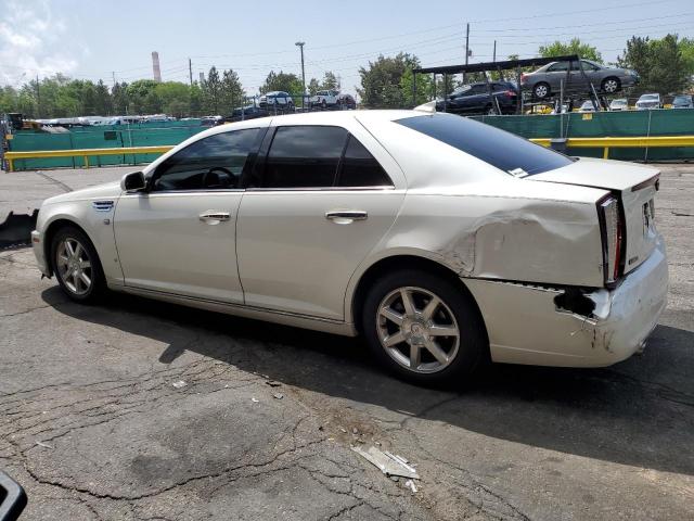 CADILLAC STS 2009 white sedan 4d gas 1G6DZ67A790172566 photo #3