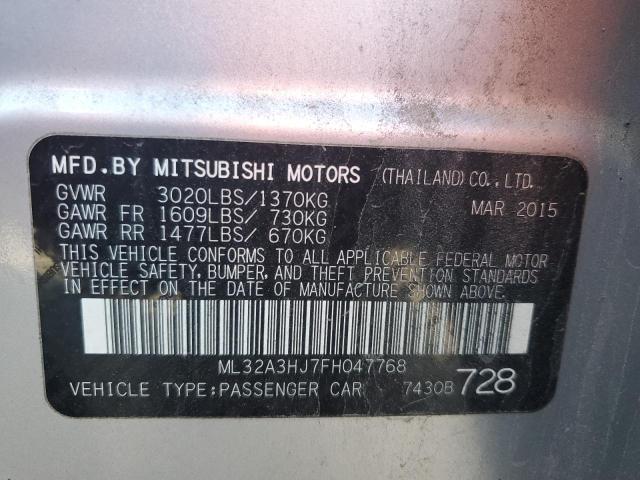 2015 MITSUBISHI MIRAGE DE ML32A3HJ7FH047768