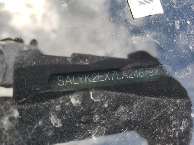2020 LAND ROVER RANGE ROVE SALYK2EX7LA246792