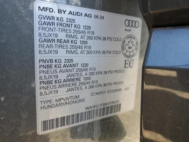 2024 AUDI Q3 TECHNIK WA1FECF35R1174131