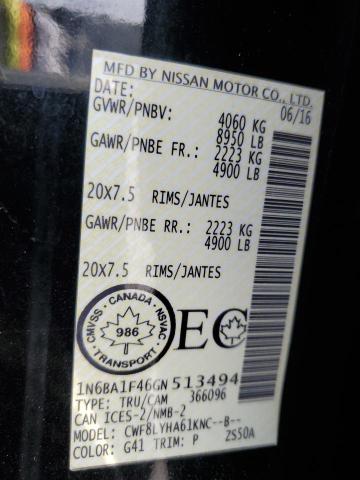 2016 NISSAN TITAN XD S 1N6BA1F46GN513494