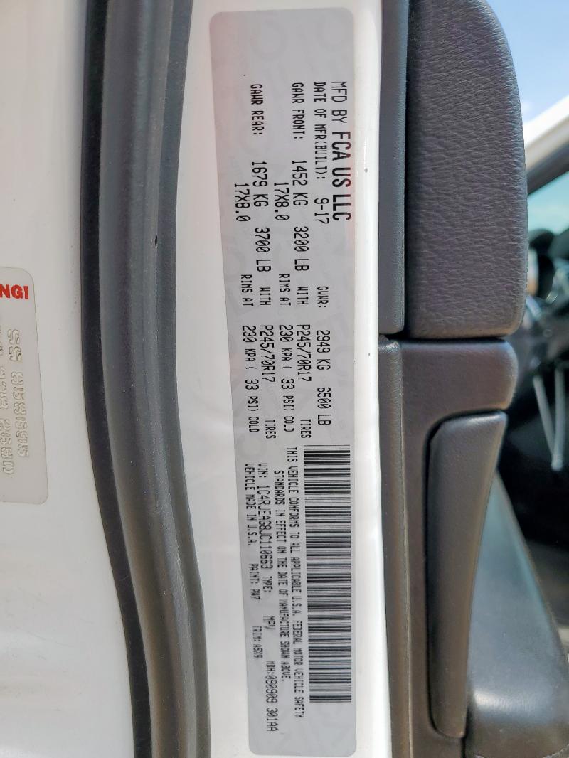 2018 JEEP GRAND CHER - 1C4RJEAG8JC110663