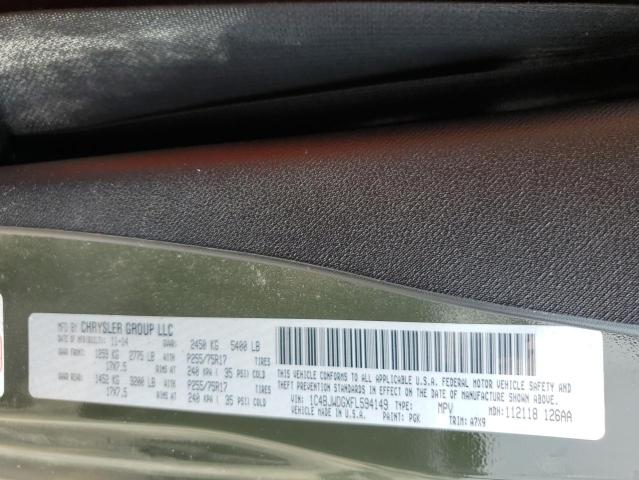 2015 JEEP WRANGLER U - 1C4BJWDGXFL594149
