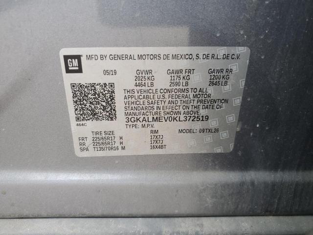 2019 GMC TERRAIN SL - 3GKALMEV0KL372519