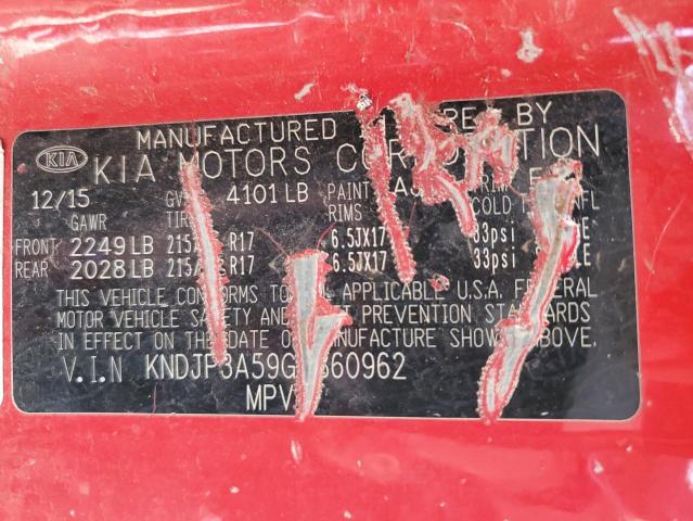 2016 KIA SOUL + - KNDJP3A59G7860962