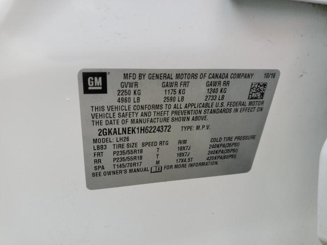 2017 GMC TERRAIN SL - 2GKALNEK1H6224372