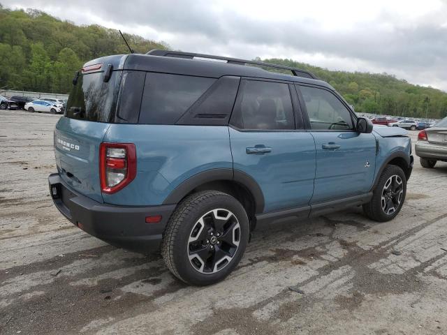 Vin: 3fmcr9c61mrb08300, lot: 55614415, ford bronco outer banks 20213