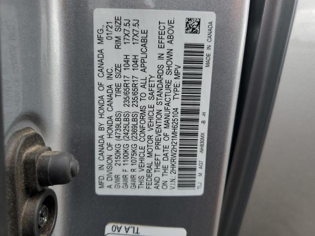 2021 HONDA CR-V LX - 2HKRW2H21MH625104