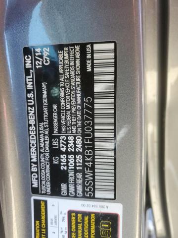 2015 MERCEDES-BENZ C 300 4MAT 55SWF4KB1FU037775