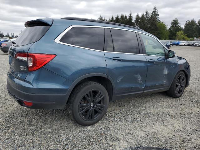 HONDA PILOT SE 2021 blue  gas 5FNYF6H27MB095691 photo #4