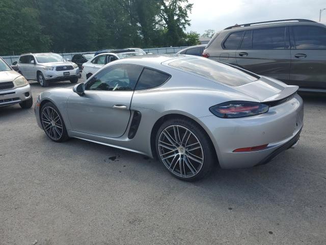 PORSCHE CAYMAN BAS 2022 silver  gas WP0AA2A84NS255294 photo #3