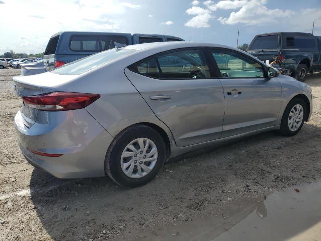 HYUNDAI ELANTRA SE 2017 gray sedan 4d gas 5NPD74LF1HH071193 photo #4
