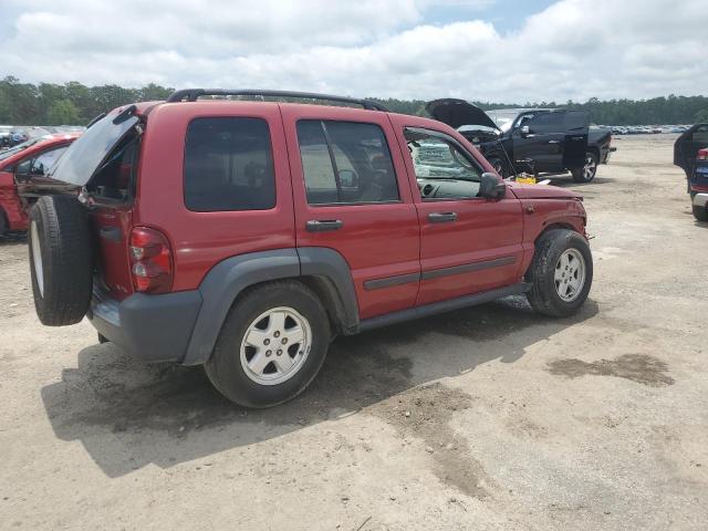 JEEP LIBERTY SP 2006 red 4dr spor gas 1J4GK48K76W186979 photo #4