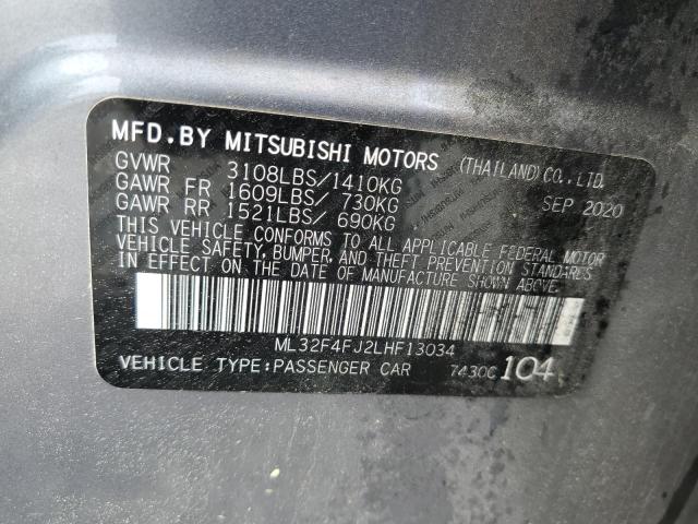 2020 MITSUBISHI MIRAGE G4 - ML32F4FJ2LHF13034