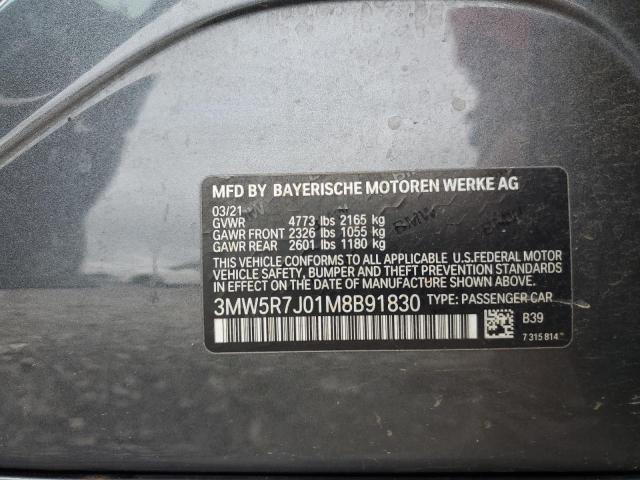 2021 BMW 330XI - 3MW5R7J01M8B91830