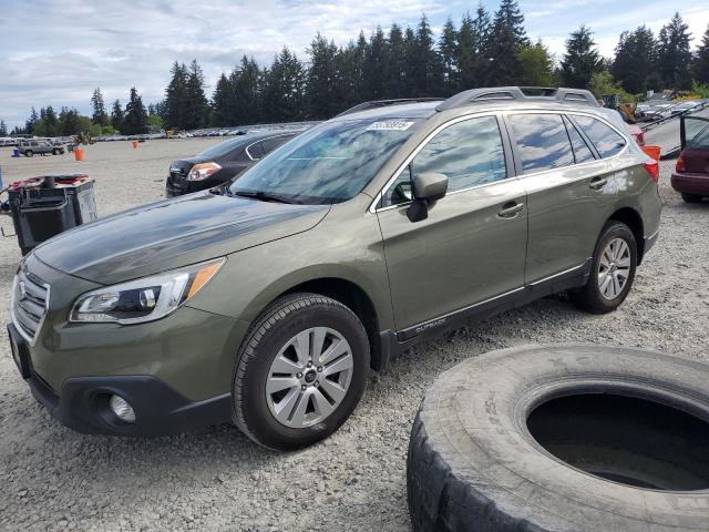 SUBARU OUTBACK 2. 2015 green  gas 4S4BSACC7F3344216 photo #1