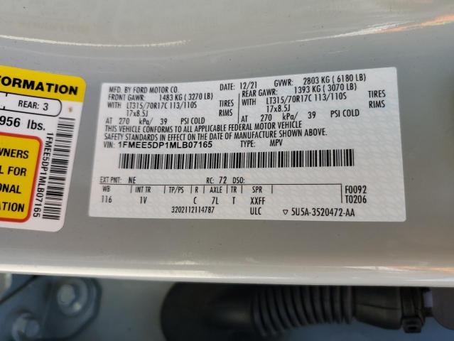 2021 FORD BRONCO BAS - 1FMEE5DP1MLB07165