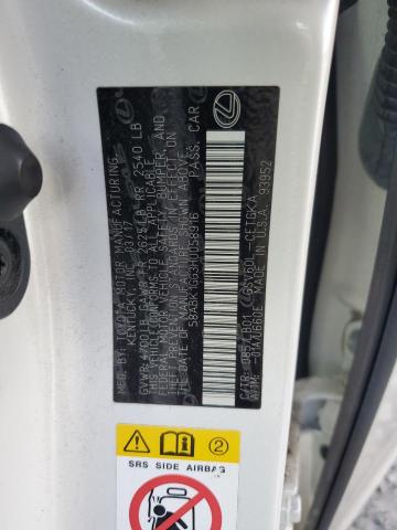 2017 LEXUS ES 350 58ABK1GG3HU058916