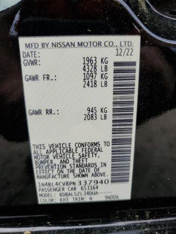 2023 NISSAN ALTIMA SR - 1N4BL4CV8PN337940