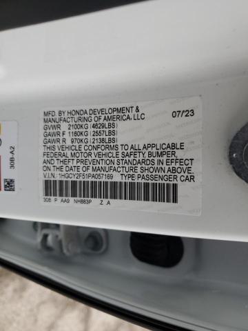 2023 HONDA ACCORD HYB - 1HGCY2F51PA057169