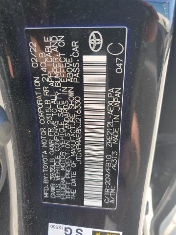 2022 TOYOTA COROLLA LE - JTDVPMAE8NJ216330