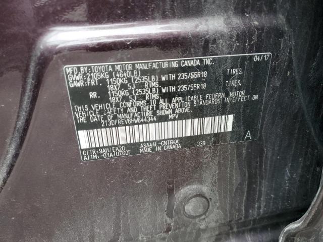 2017 TOYOTA RAV4 LIMIT - 2T3DFREV6HW644344