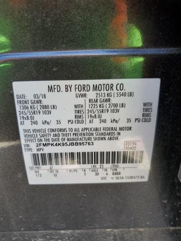 2018 FORD EDGE TITAN - 2FMPK4K95JBB95763