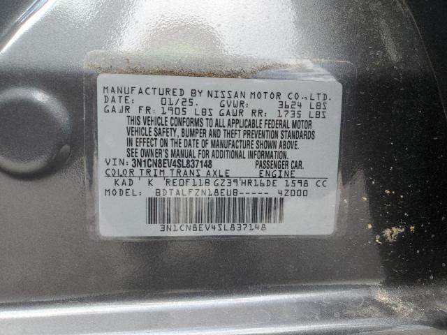 2025 NISSAN VERSA SV - 3N1CN8EV4SL837148