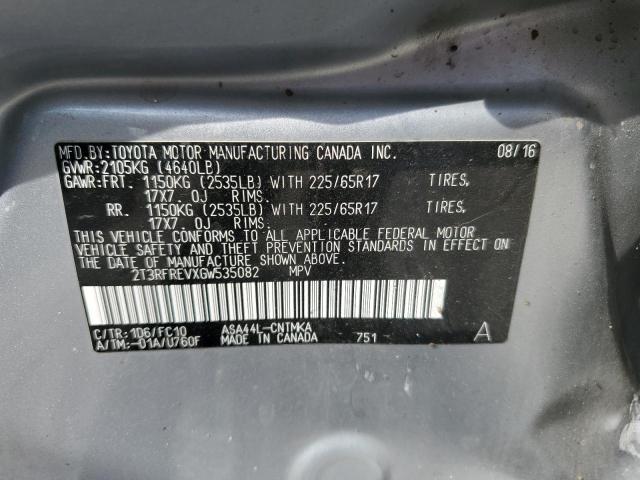 2016 TOYOTA RAV4 XLE - 2T3RFREVXGW535082