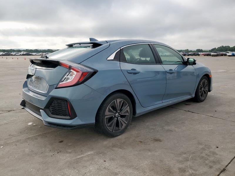 HONDA CIVIC EX 2018 blue  gas SHHFK7H52JU201543 photo #4