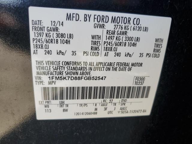 2015 FORD EXPLORER X #3301816327