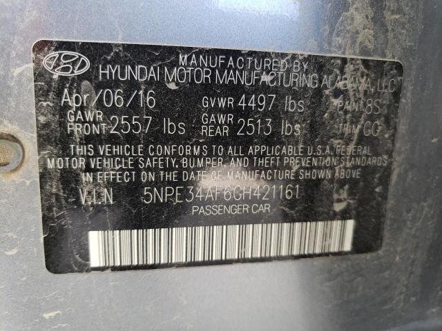 2016 HYUNDAI SONATA SPO - 5NPE34AF6GH421161