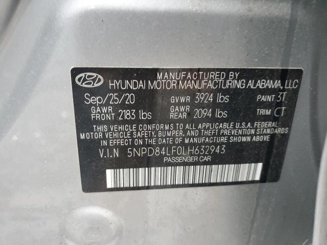 2020 HYUNDAI ELANTRA SE - 5NPD84LF0LH632943