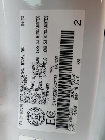 2023 TOYOTA TUNDRA CRE 5TFPC5DB0PX029398