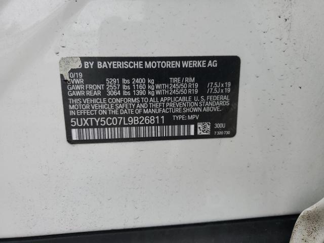 2020 BMW X3 XDRIVE3 - 5UXTY5C07L9B26811