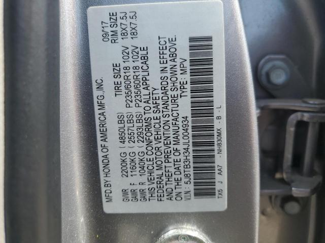 2018 ACURA RDX - 5J8TB3H34JL004934