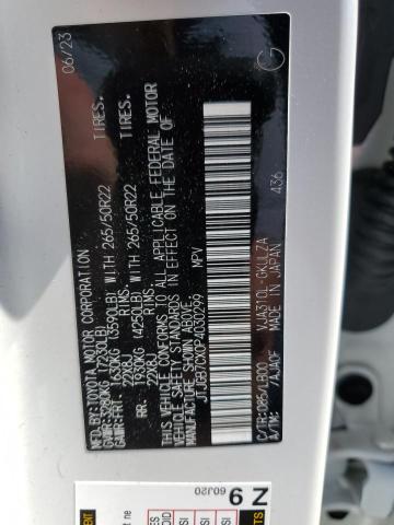 2023 LEXUS LX 600 BAS JTJGB7CX0P4030299
