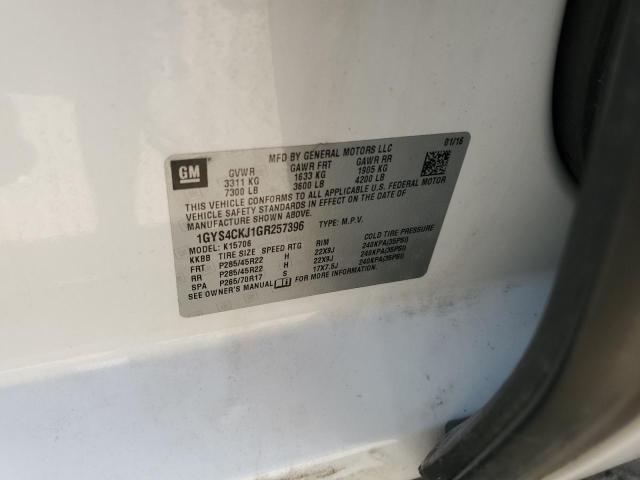 2016 CADILLAC ESCALADE P 1GYS4CKJ1GR257396