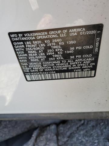 2020 VOLKSWAGEN ATLAS CROS - 1V21E2CA7LC221294