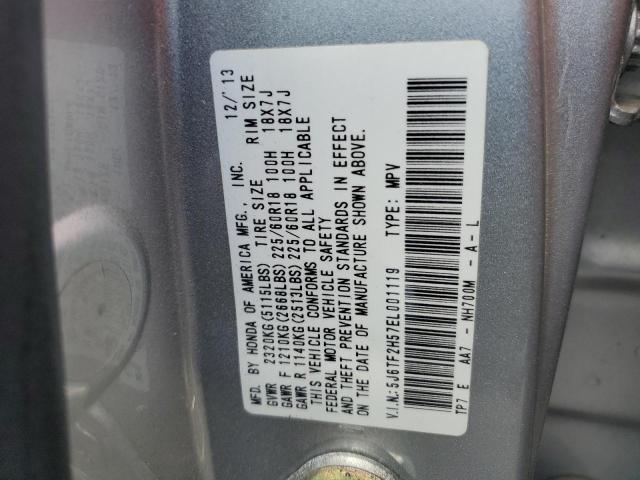 2014 HONDA CROSSTOUR - 5J6TF2H57EL001119