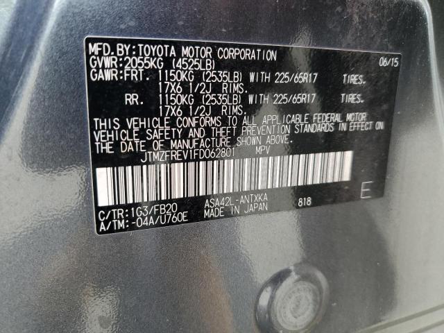 2015 TOYOTA RAV4 LE - JTMZFREV1FD062801